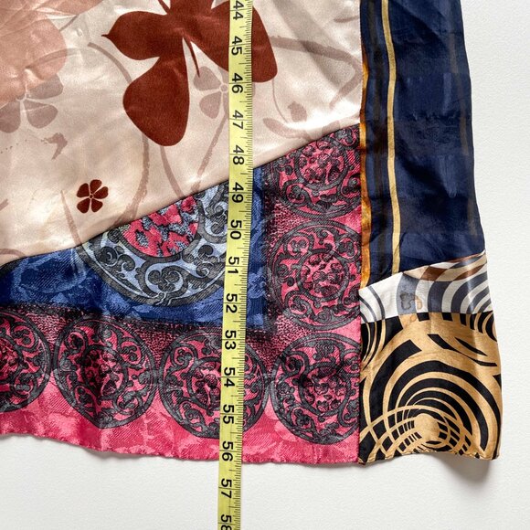 1/OFF Paris Remade Scarf Slip Maxi Dress Size Medium - Picture 13 of 14